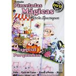 DVD DUPLO Coleção Pinceladas Mágicas Edição 5 com Apostila Porquinhas
