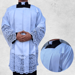 Sobrepeliz Com Renda Litúrgica