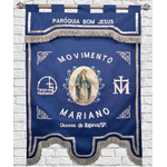 Estandarte Do Movimento Mariano 0,95 X 1,20 Mt Personalizado