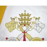 Bandeira Do Vaticano Bordada 1,00X1,30