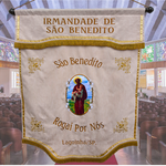 Estandartes Personalizados Padroeiros Diversos – 0,95 X 1,20 Cm