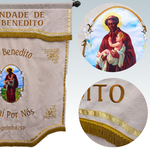 Estandartes Personalizados Padroeiros Diversos – 0,95 X 1,20 Cm