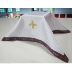 Véu P/ Cálice Jackard Litúrgico Bordado