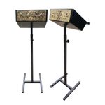 Estante de Leitura com Tripe Cruz Modelo 3 - Preta