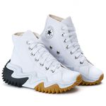 Tênis Bota D'Flora Run Cano Médio Branco