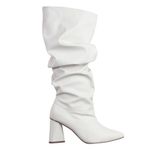 Bota Feminina Slouchy Off White 23021