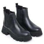 Botina Cano Curto Preto 15030