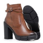 Bota Fivela Cano Curto Tabaco 16005