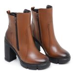 Bota Salto Grosso Cano Curto Tabaco 16015