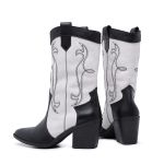 Bota Feminina Texana Branco 17002