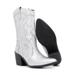 Bota Feminina Texana Prata 17005