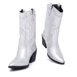 Bota Feminina Texana Prata 17005