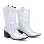 Bota Feminina Texana Prata 17005