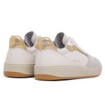 Tênis Casual Vicky Feminino em Couro Dourado 6006