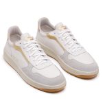 Tênis Casual Vicky Feminino em Couro Dourado 6006