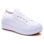 Tênis Casual Feminino Star Move Meia Dflora Branco