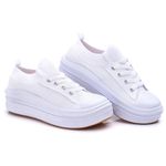 Tênis Casual Feminino Star Move Meia Dflora Branco