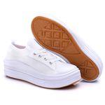 Tênis Casual Feminino Star Move Meia Dflora Branco