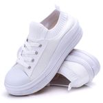 Tênis Casual Feminino Star Move Meia Dflora Branco