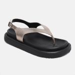 Sandalia Papete Feminina Betina Ouro Light