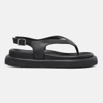 Sandalia Papete Feminina Betina Preto