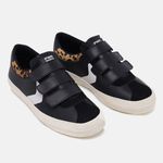 Tênis Casual Feminino Lumini Preto Onça