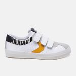 Tênis Casual Feminino Lumini Branco Zebra