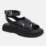 Sandalia Papete Feminina Marina Preto