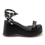 Sandalia Feminina Anabela Média 9001 Preto