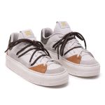 Tênis Raika Sneaker Feminino em Couro Camel 128