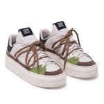 Tênis Raika Sneaker Feminino em Couro Verde 129