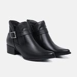 Bota Cano Baixo Ana Preta