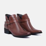 Bota Cano Baixo Ana Marrom 