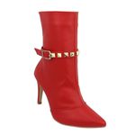 Bota Feminina Cano Médio Salto Fino Napa Santorini Ferrari 1793 