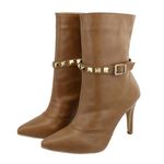 Bota Feminina Cano Médio Salto Fino Napa Canyon 1793 