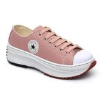 Tênis D'flora Star Clássico Plataforma Cor Rosa Lançamento