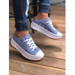 Tênis D'flora Star Clássico Plataforma Azul