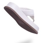 Papete Flat Feminina em Napa Off White 23300