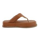Papete Flat Feminina em Napa Caramelo 23300