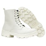 Coturno Tratorado Blogueira Off White 9001