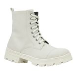 Coturno Tratorado Blogueira Off White 9001