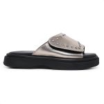 Sandalia Papete Feminina Stela Ouro Light