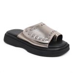 Sandalia Papete Feminina Stela Ouro Light