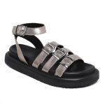 Sandalia Papete Feminina Laura Ouro Light