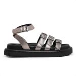 Sandalia Papete Feminina Laura Ouro Light