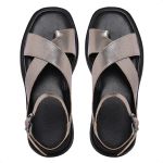 Sandalia Papete Feminina Marina Ouro Light