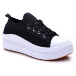 Tênis Casual Feminino Star Move Meia Dflora Preto