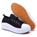 Tênis Casual Feminino Star Move Meia Dflora Preto