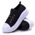 Tênis Casual Feminino Star Move Meia Dflora Preto