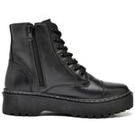 Bota Blogueira D'Flora Preto/Branco 21100
